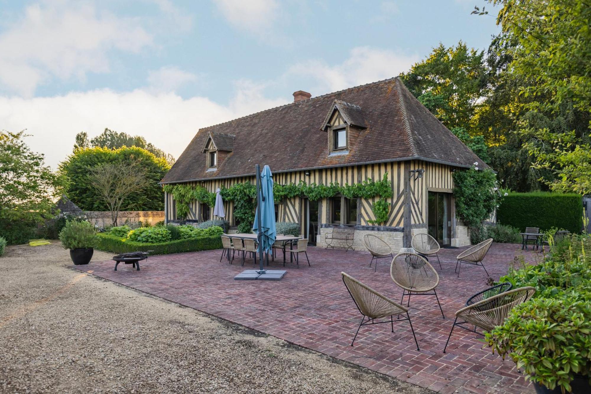 Maison "Jardin Gaillard" Bieville-en-Auge Ngoại thất bức ảnh